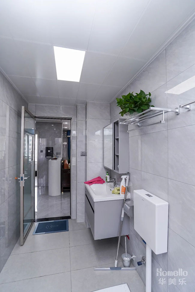 180㎡新中式四居室，在繁華都市中打造的閑情淡雅的樂居